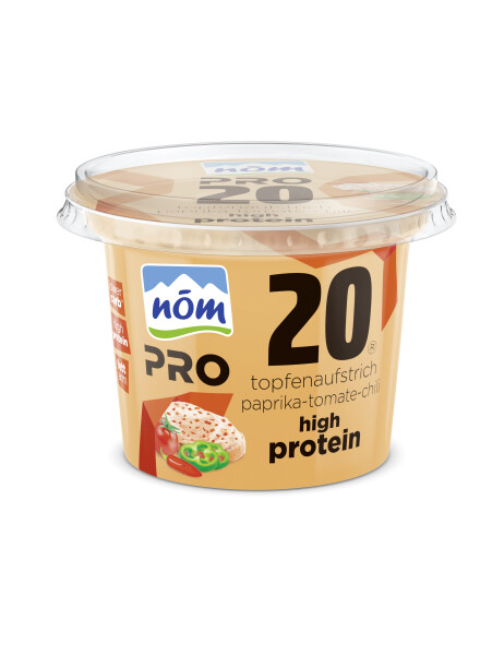 nöm PRO Topfenaufstrich Paprika-Tomate-Chili