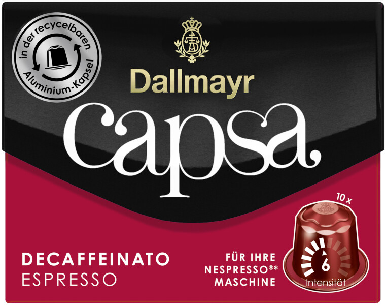 Dallmayr 10 Capsa Espresso Decaffeinato