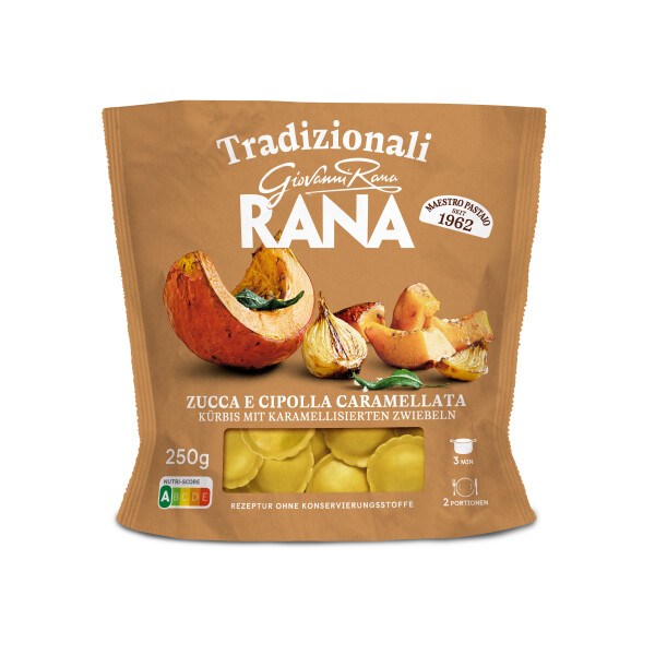 Rana Ravioli Kürbis mit Zwiebeln