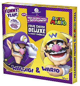 Pizzatainment Super Mario Pizza Four Cheese Deluxe & Sweet Sprinkles