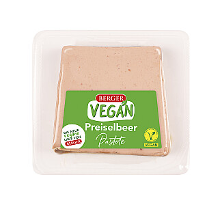 Berger Preiselbeer-Pastete Vegan