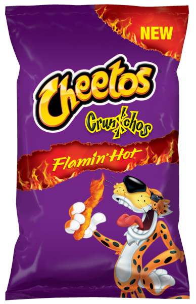 Lays Cheetos Flamin Hot
