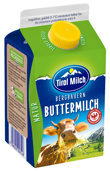 Tirol Milch Bergbauern Buttermilch Natur