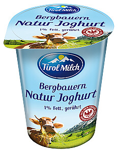 Tirol Milch Naturjoghurt 1%
