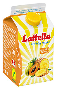 Lattella frucht & molke Ananas-Papaya
