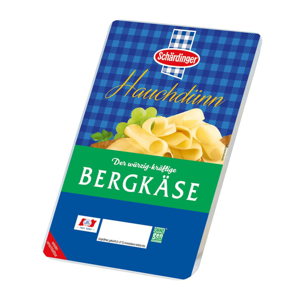 Schärdinger Bergkäse 45% Scheiben Hauchdünn