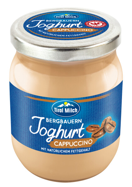 Tirol Milch Bergbauern Joghurt Cappuccino