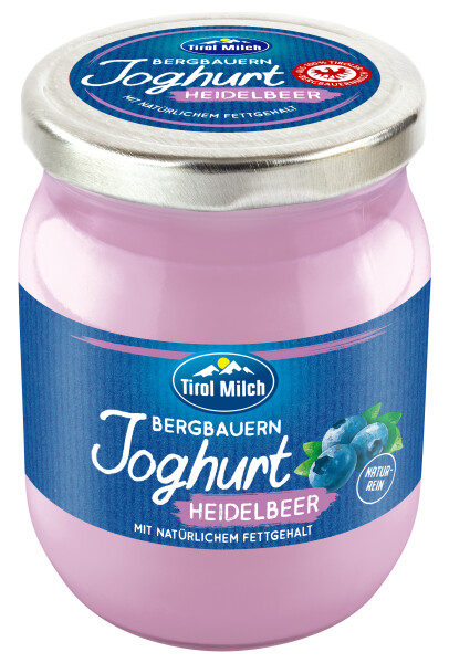 Tirol Milch Bergbauernjoghurt Heidelbeere 