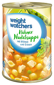 Weight Watchers Hühnersuppe mit Nudeln