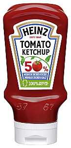 Heinz Tomato Ketchup mit 50% weniger Zucker und Salz