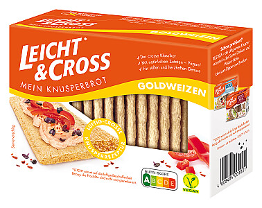 Leicht & Cross Knusperbrot Goldweizen