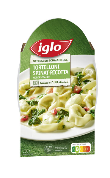 Iglo Genießer Schmankerl Tortelloni Spinat-Ricotta