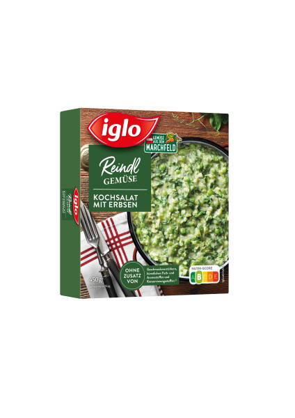 Iglo Kochsalat mit Erbsen