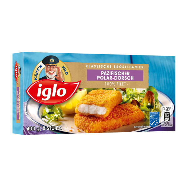 Iglo Pazifischer Polar-Dorsch paniert