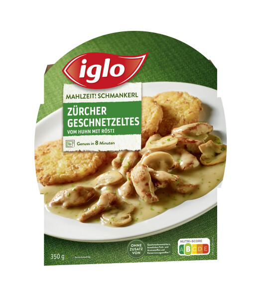 Iglo Zürcher Geschnetzeltes mit Rösti