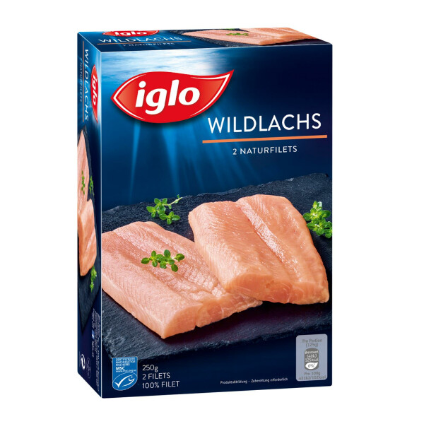 Iglo Wildlachs Naturfilet