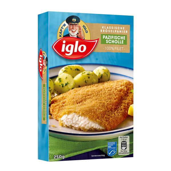 Iglo Scholle paniert