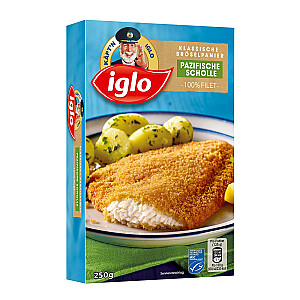 Iglo Scholle paniert