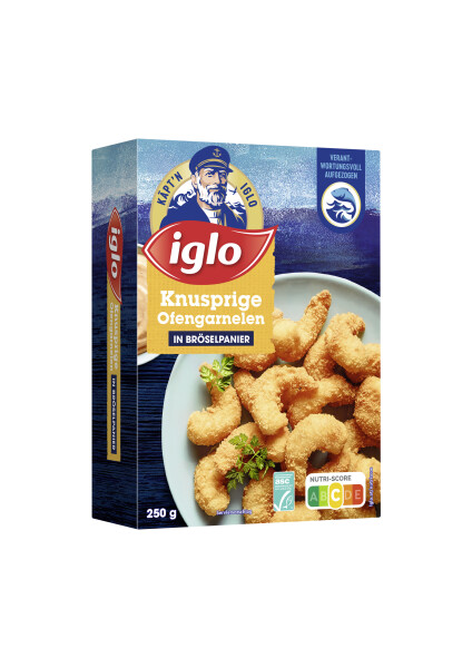iglo Knusprige Ofengarnelen