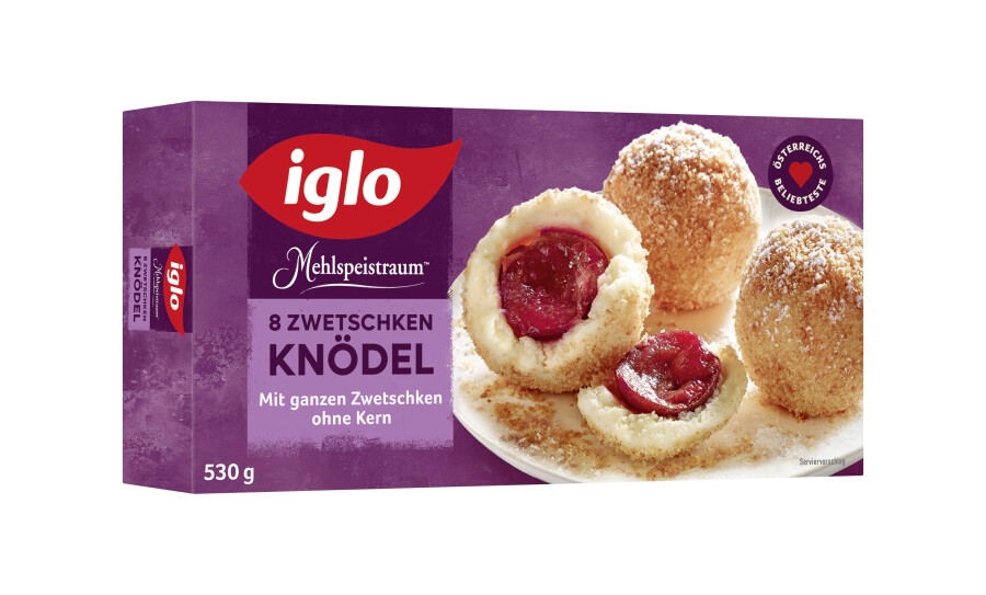 Iglo Zwetschkenknödel ohne Kern