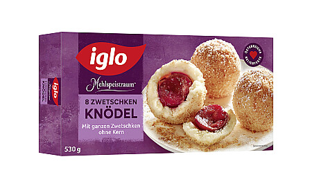 Iglo Zwetschkenknödel ohne Kern