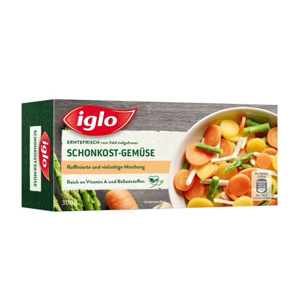 Iglo Schonkost Gemüse
