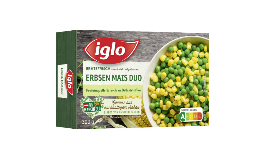 Iglo Erbsen Mais Duo