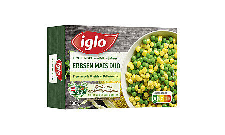 Iglo Erbsen Mais Duo