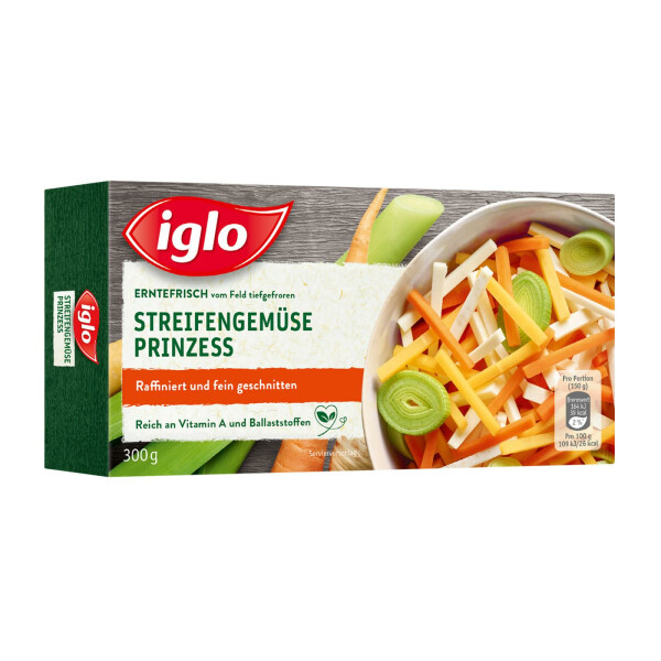 Iglo Streifengemüse Prinzess