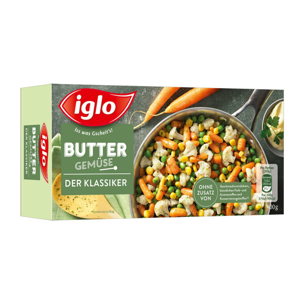 Iglo Buttergemüse Der Klassiker