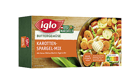 Iglo Buttergemüse Karotten-Spargel-Mix