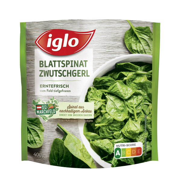 Iglo Blattspinat Zwutschgerl