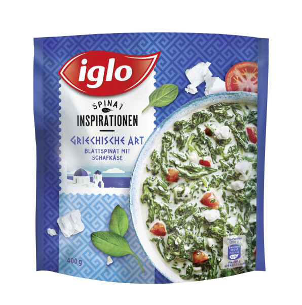 Iglo Blattspinat mit Schafkäse