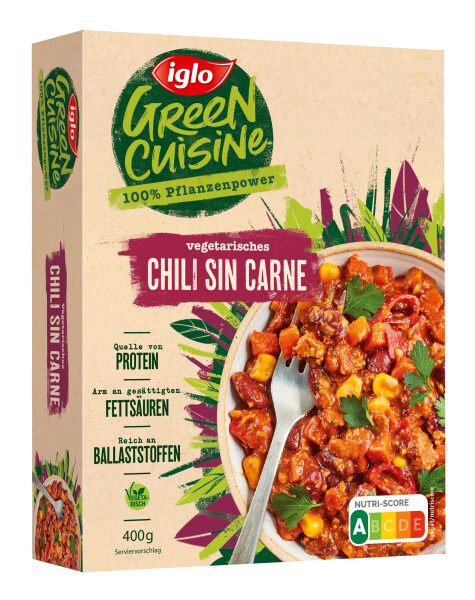 iglo Green Cuisine Vegetarisches Chili sin Carne
