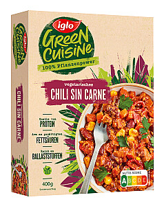iglo Green Cuisine Vegetarisches Chili sin Carne