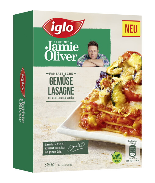 iglo Jamie Oliver Gemüselasagne
