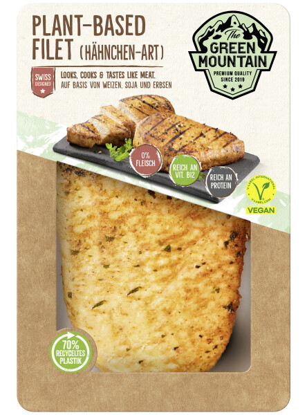 The Green Mountain Filet Hähnchen-Art plant based
