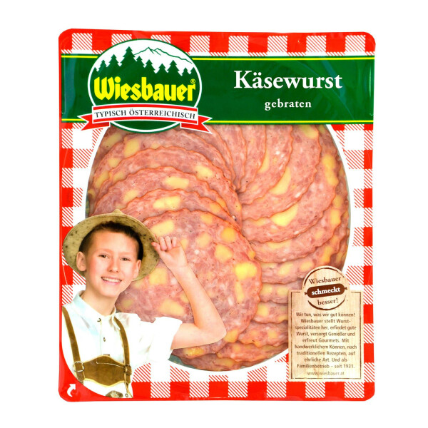 Wiesbauer Gebratene Käsewurst Geschnitten