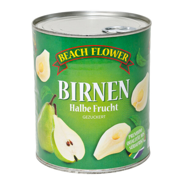Beach Flower Birnen halbe Frucht gezuckert