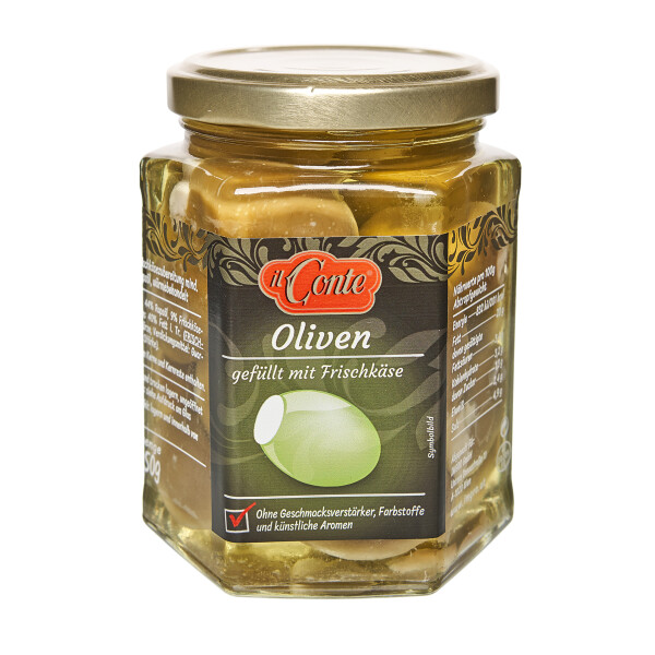 Il Conte Oliven mit Frischkäse