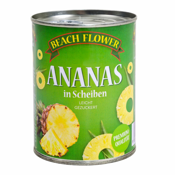 Beach Flower Ananasscheiben, leicht gezuckert