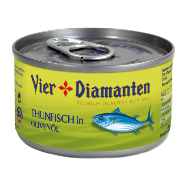 Vier Diamanten Thunfisch in Olivenöl