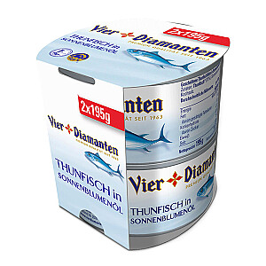 Vier Diamanten Thunfisch in Öl 2er