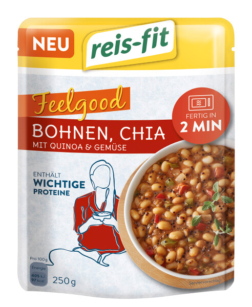 Reis-Fit Feelgood Bohnen & Chia