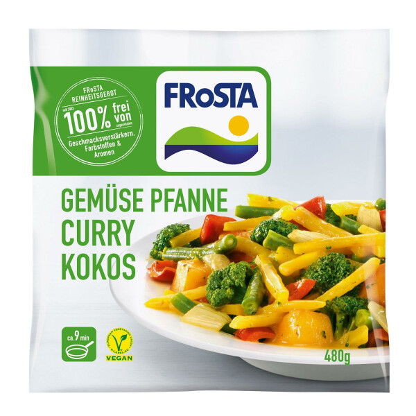 Frosta Gemüse Pfanne Curry Kokos