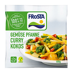 Frosta Gemüse Pfanne Curry Kokos