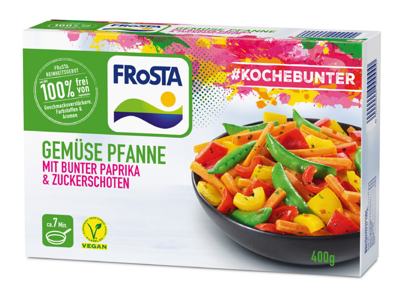 FRoSTA Frosta Gemüse Pfanne mit Zuckerschoten
