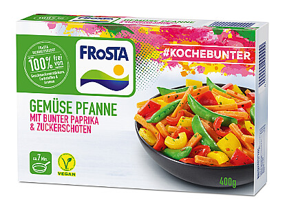 FRoSTA Frosta Gemüse Pfanne mit Zuckerschoten