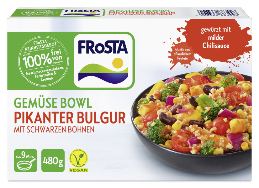 Frosta Gemüse Bowl Pikanter Bulgur