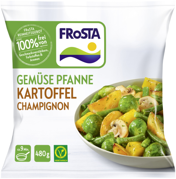 FROSTA Gemüse Pfanne Kartoffel Champignon